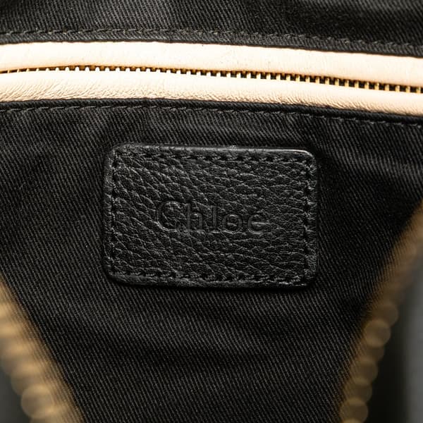 Pre-owned Chloé Medium Leather Paraty Satchel Black