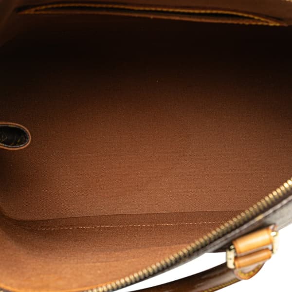 Pre-owned Louis Vuitton Monogram Alma PM Brown