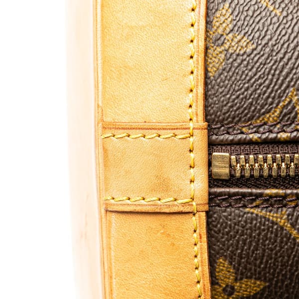 Pre-owned Louis Vuitton Monogram Alma PM Brown