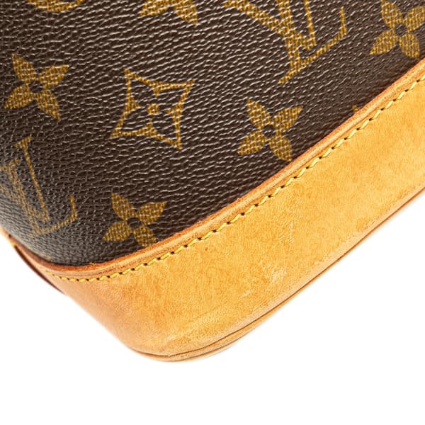 Pre-owned Louis Vuitton Monogram Alma PM Brown