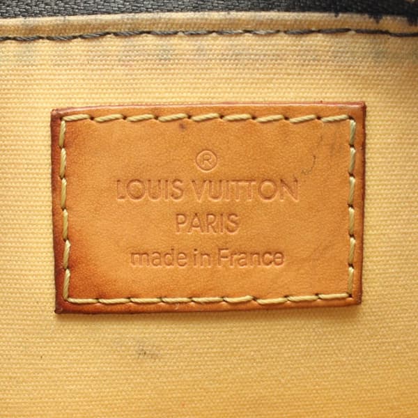 Pre-owned Louis Vuitton Monogram Vernis Alma BB Black