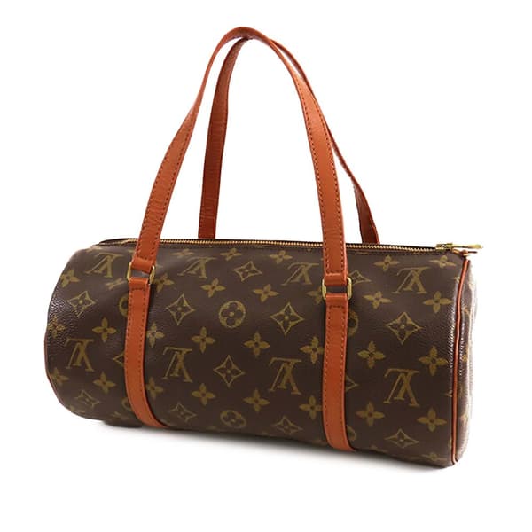 Pre-owned Louis Vuitton Monogram Papillon 30 Brown