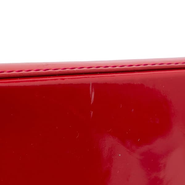 Pre-owned Louis Vuitton Monogram Vernis Alma PM Red