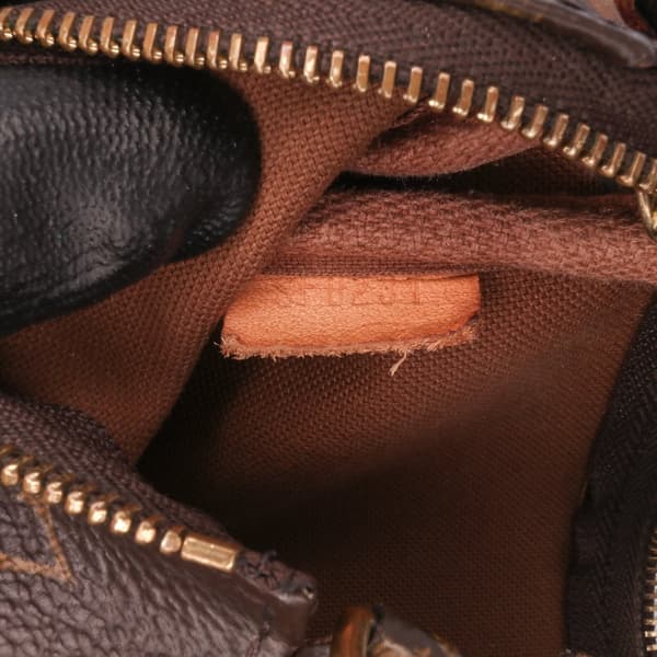 Pre-owned Louis Vuitton Monogram Mini Pochette Accessoires Brown