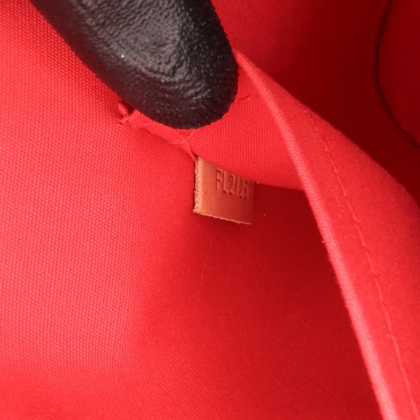 Pre-owned Louis Vuitton Monogram Vernis Alma PM Red