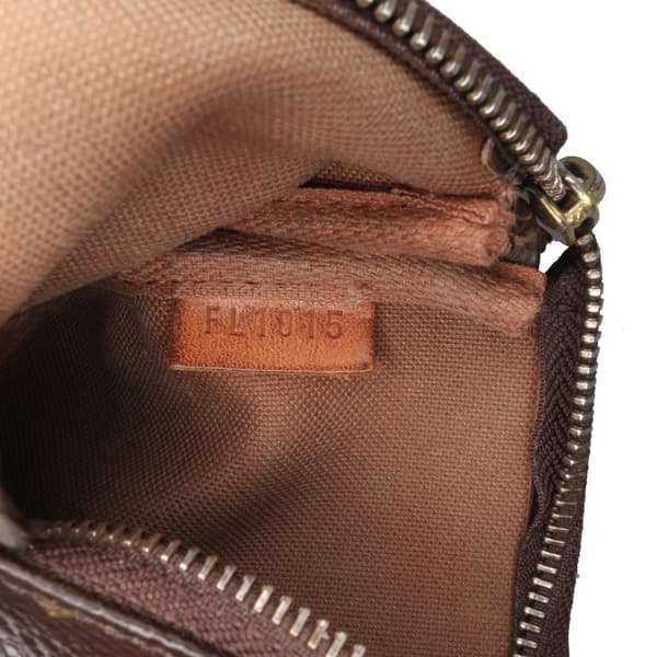Pre-owned Louis Vuitton Monogram Mini Pochette Accessoires Brown