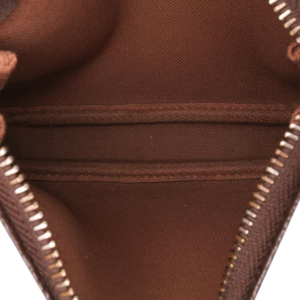 Pre-owned Louis Vuitton Monogram Mini Pochette Accessoires Brown