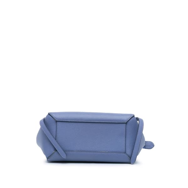 Pre-owned Celine Nano Grained Calfskin Belt Bag Purple