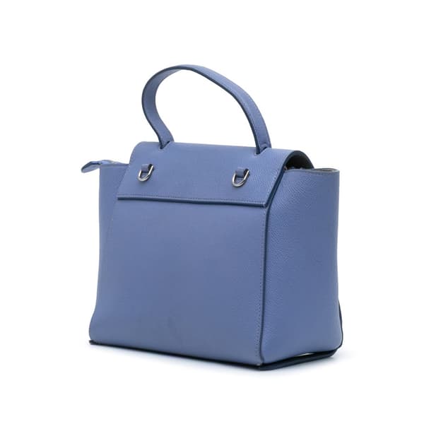 Pre-owned Celine Nano Grained Calfskin Belt Bag Purple