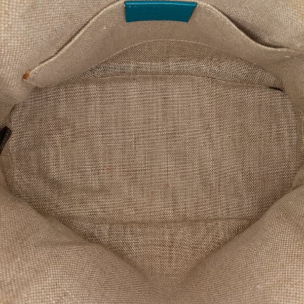 Pre-owned Gucci Mini Microguccissima Dome Satchel Blue