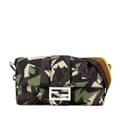 Miniatyrbilde 1 av 10: Pre-owned Fendi Nylon Camouflage Convertible Baguette Satchel Green