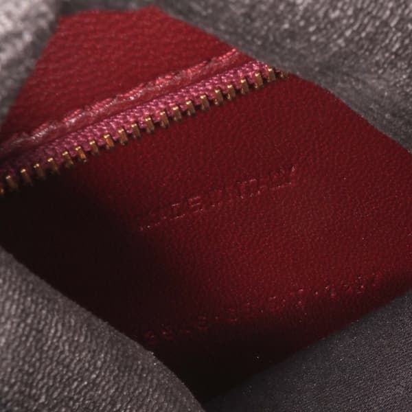 Pre-owned Balenciaga Small Croc Embossed Hourglass Top Handle Bag Red