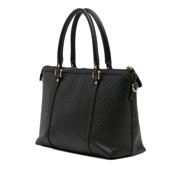 Pre-owned Gucci Small Microguccissima Joy Satchel Black