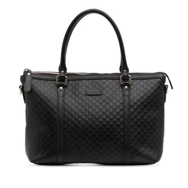 Pre-owned Gucci Small Microguccissima Joy Satchel Black