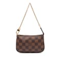 Miniatyrbilde 1 av 9: Pre-owned Louis Vuitton Damier Ebene Mini Pochette Accessoires Brown