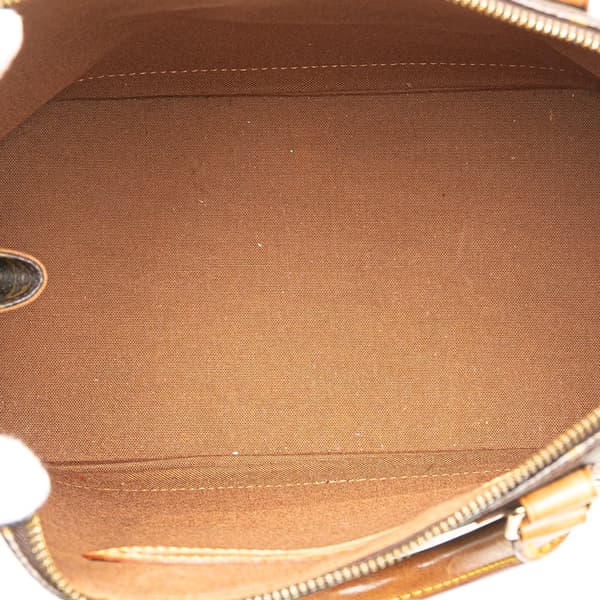 Pre-owned Louis Vuitton Monogram Alma PM Brown