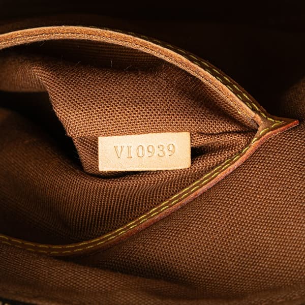 Pre-owned Louis Vuitton Monogram Alma PM Brown