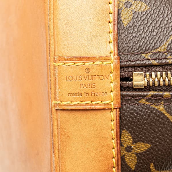 Pre-owned Louis Vuitton Monogram Alma PM Brown