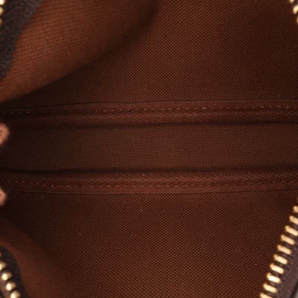 Pre-owned Louis Vuitton Monogram Mini Pochette Accessoires Brown