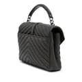 Pikkukuva 2 / 9: Pre-owned Saint Laurent Medium Monogram Chevron Sheepskin College Satchel Gray