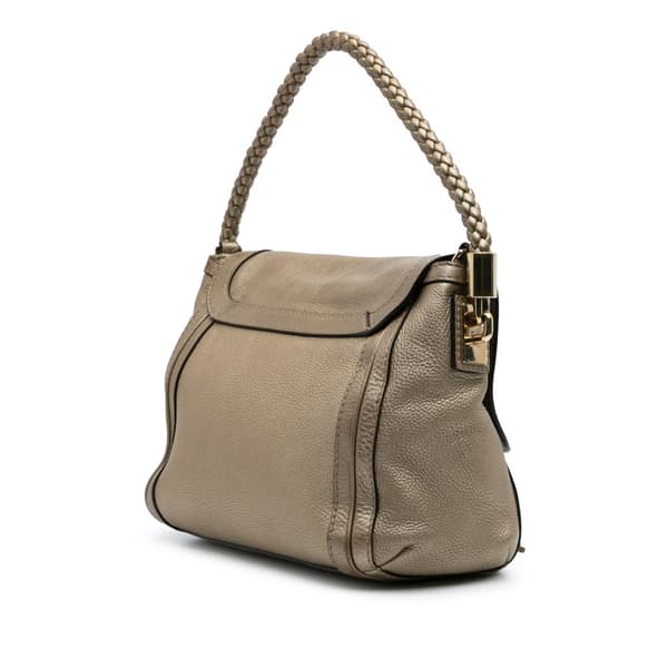 Pre-owned Gucci Leather Bella Satchel Gold