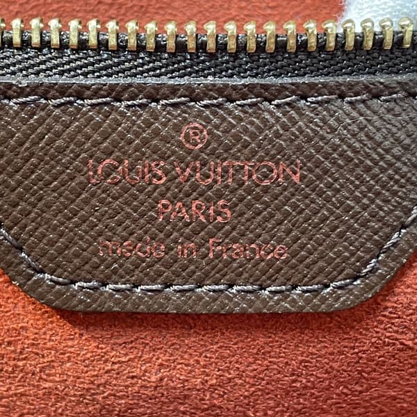 Pre-owned Louis Vuitton Damier Ebene Brera Brown