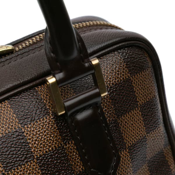 Pre-owned Louis Vuitton Damier Ebene Brera Brown