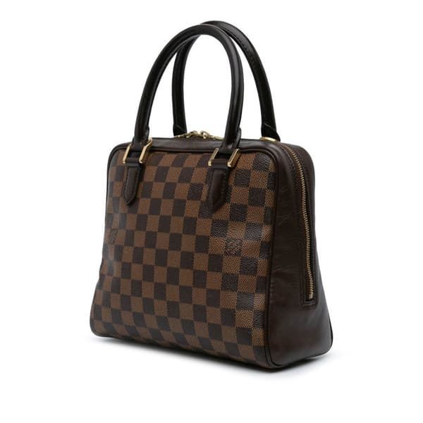 Pre-owned Louis Vuitton Damier Ebene Brera Brown