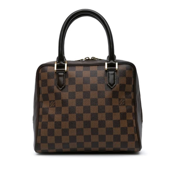 Pre-owned Louis Vuitton Damier Ebene Brera Brown