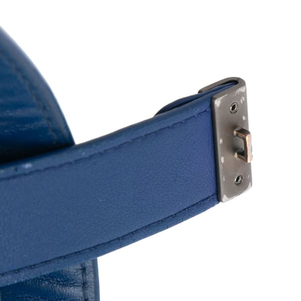 Pre-owned Bottega Veneta Nappa Intrecciato Napoli Satchel Blue