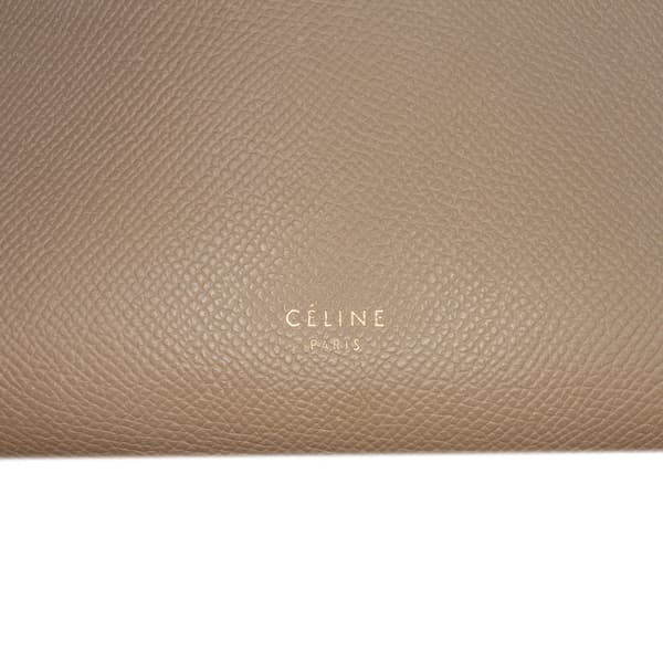 Pre-owned Celine Nano Grained Calfskin Belt Bag Brown