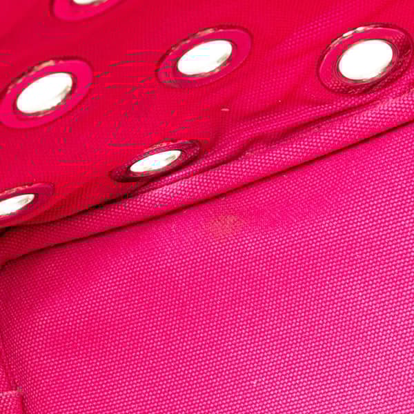 Pre-owned Prada Small Canvas Canapa Grommet Satchel Pink