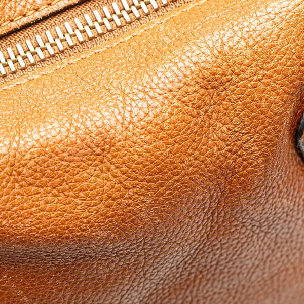 Pre-owned Chloé Medium Leather Paraty Satchel Brown
