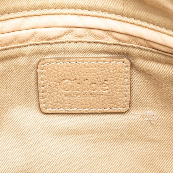 Pre-owned Chloé Medium Leather Paraty Satchel Brown