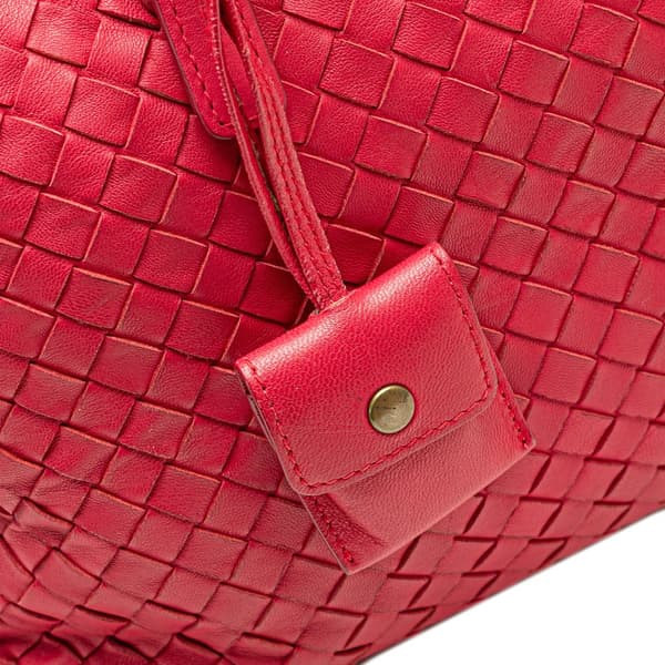 Pre-owned Bottega Veneta Nappa Intrecciato Handbag Pink