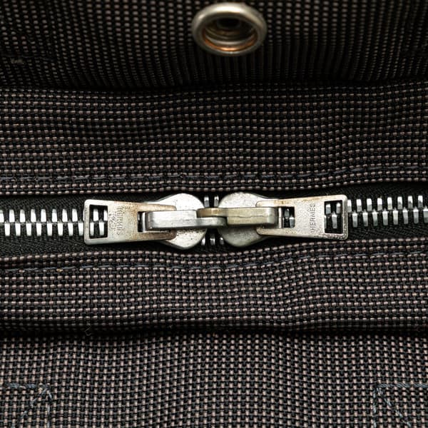 Pre-owned Hermès Toile Herline PM Gray