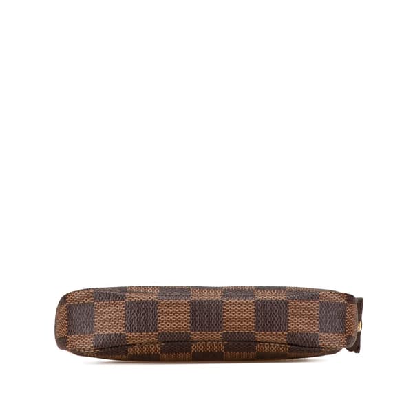 Pre-owned Louis Vuitton Damier Ebene Trunks and Bags Mini Pochette Accessoires Brown