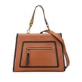 Pikkukuva 1 / 10: Pre-owned Fendi Small Leather Runaway Satchel Brown