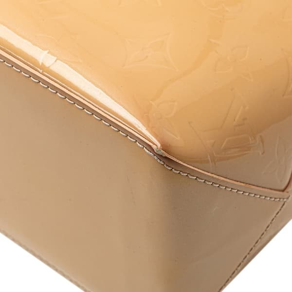 Pre-owned Louis Vuitton Monogram Vernis Wilshire PM Brown
