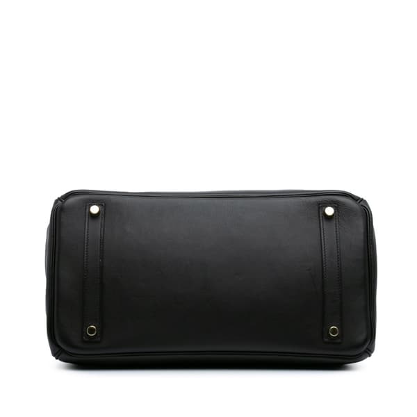 Pre-owned Hermès Swift Birkin Retourne 35 Black