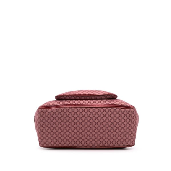 Pre-owned Celine Macadam Canvas Boogie Handbag Red