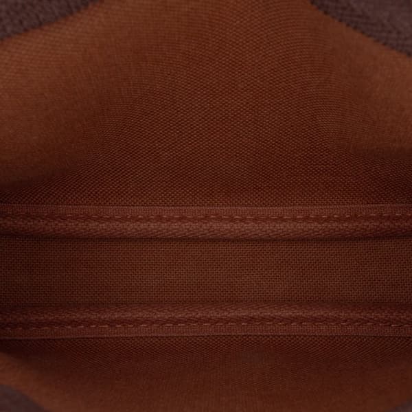 Pre-owned Louis Vuitton Monogram Mini Pochette Accessoires Brown