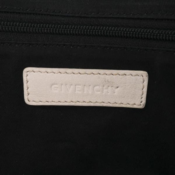 Pre-owned Givenchy Large Leather Antigona Satchel White