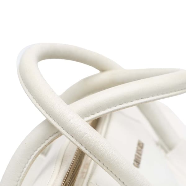 Pre-owned Givenchy Large Leather Antigona Satchel White