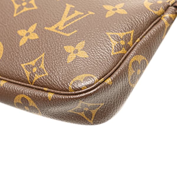 Pre-owned Louis Vuitton Monogram Mini Pochette Accessoires Brown