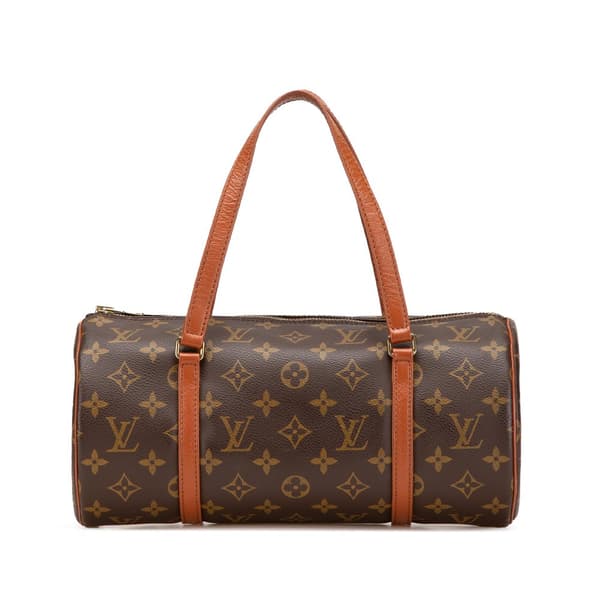 Pre-owned Louis Vuitton Monogram Papillon 30 Brown