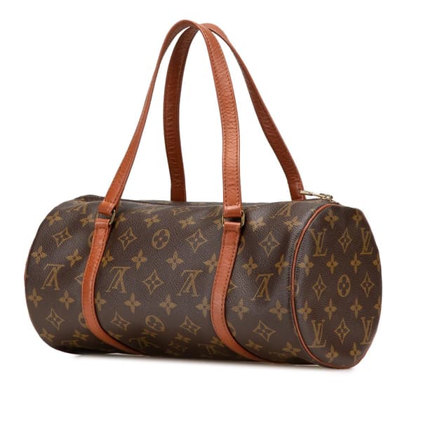 Pre-owned Louis Vuitton Monogram Papillon 30 Brown