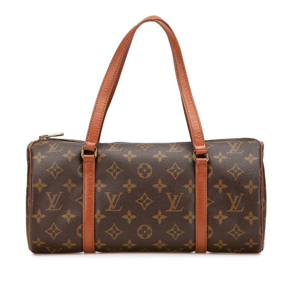 Pre-owned Louis Vuitton Monogram Papillon 30 Brown