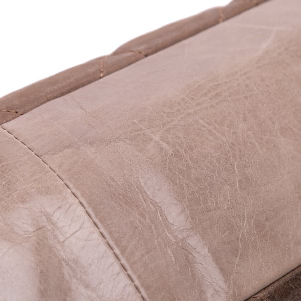 Pre-owned Chanel Jumbo Iridescent Calfskin In The Mix Flap Brown