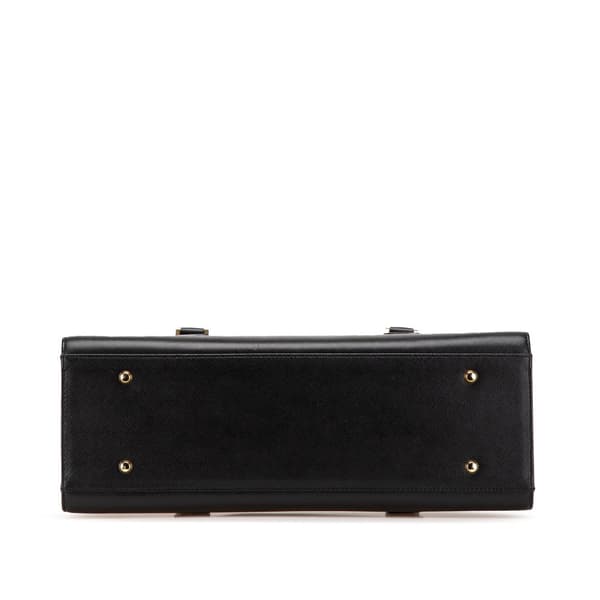 Pre-owned Burberry Leather Handbag Black